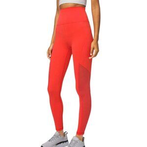 Lululemon Mastered Motion High-Rise Tight 28" Thermal Red, Everlux, Size 4